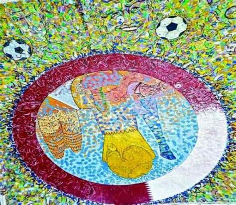قطر تدشن أكبر لوحة فنية في العالم بعنوان “قصة كرة” وكالة المرفأ الإخبارية