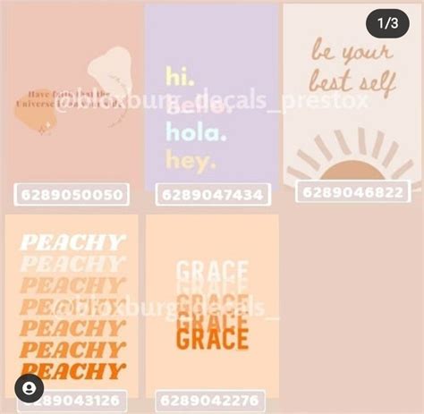 Pin By Jessica Conley On Grace Bloxburg Decal Codes Preppy Decal