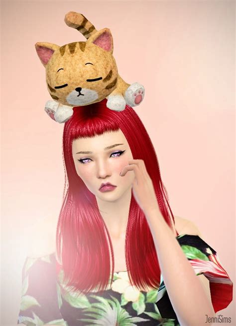Toy Kitty Head Accessory At Jenni Sims Sims 4 Updates Sims 4 Sims