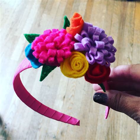 Felt Flower Headband Tematica