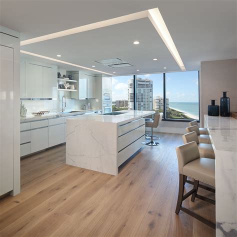 Bold Beach Modern | Condo interior design, Kitchen soffit, Condo interior