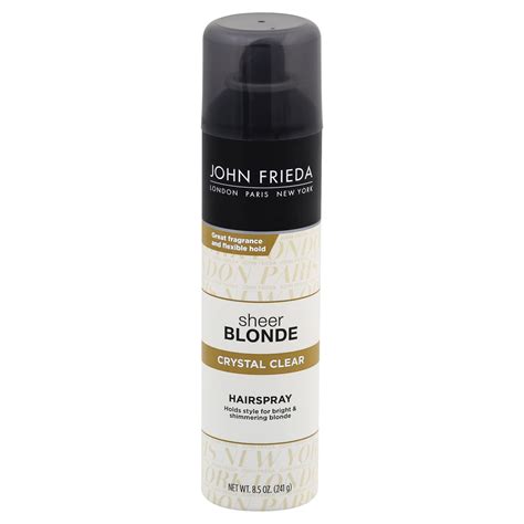 John Frieda Sheer Blonde Crystal Clear Hairspray 85 Oz Shipt