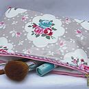 Oilcloth Floral Chloe Cosmetic Bag By Love Lammie Co