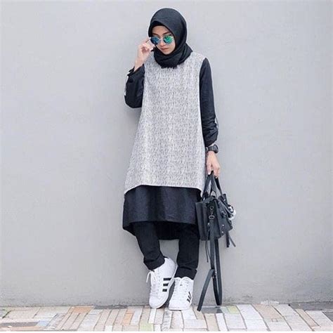 Trend Model Baju Hijab Casual Masa Kini