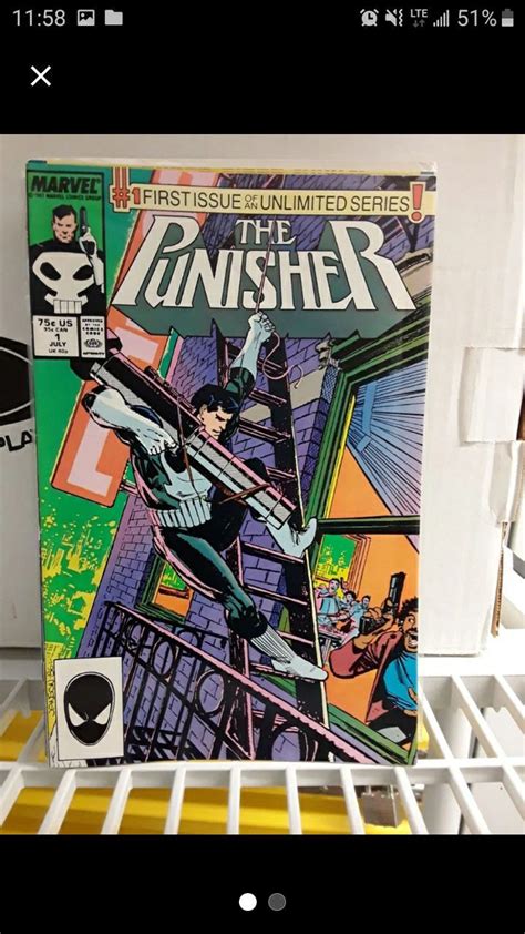 Punisher First Issue 1987 On Mercari Punisher Comic Book Marvel