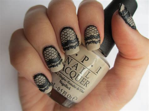Easy Lace Nails Using Real Lace Tutorial Lace Nail Art Lace Nail