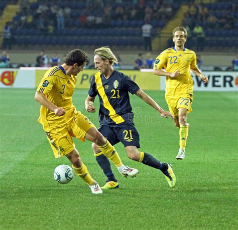 Ukraine Sweden National Teams Football Match Editorial Photography Image Of Editorial