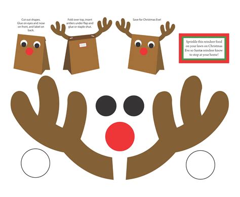 6 Best Images Of Christmas Printable Craft Templates Printable Images