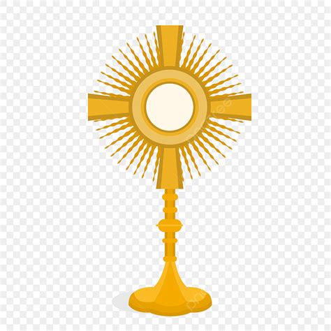 Blessed Sacrament Adoration Monstrance Picture In Png Vector Psd And