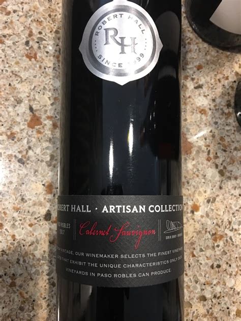 2017 Robert Hall Cabernet Sauvignon Artisan Collection Usa California