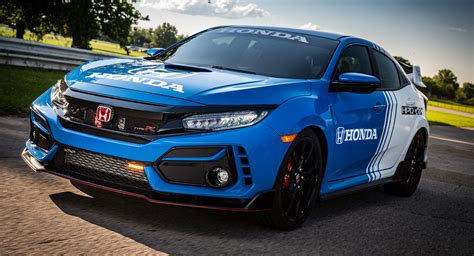2020 Honda Civic Type R Pace Car Ready For Indycar Duties Carscoops