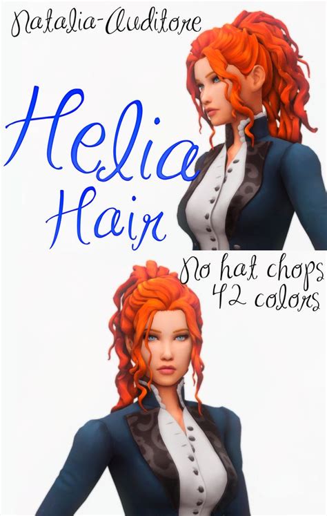 Zeus Hair Natalia Auditore On Patreon Sims 4 Sims Sims Hair