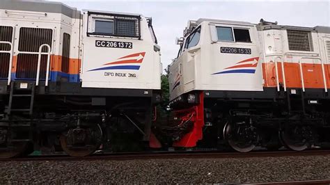 Kereta Api Ekonomi Bogowonto Kirim Lokomotif Cc 206 Baru Ke Sumatera