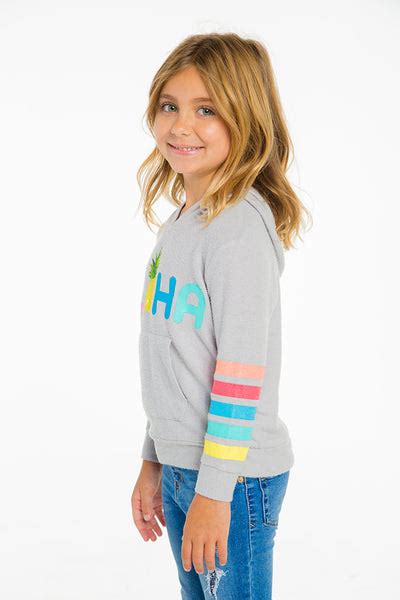 Chaser Kids Aloha Love Knit Pocket Hoodie