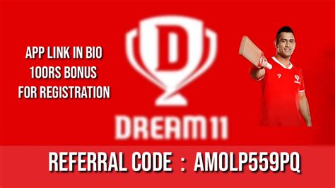 By applying this code you will receive a bonus up to 50 usd. Dream 11 Referral code, promo code 2020. - YouTube