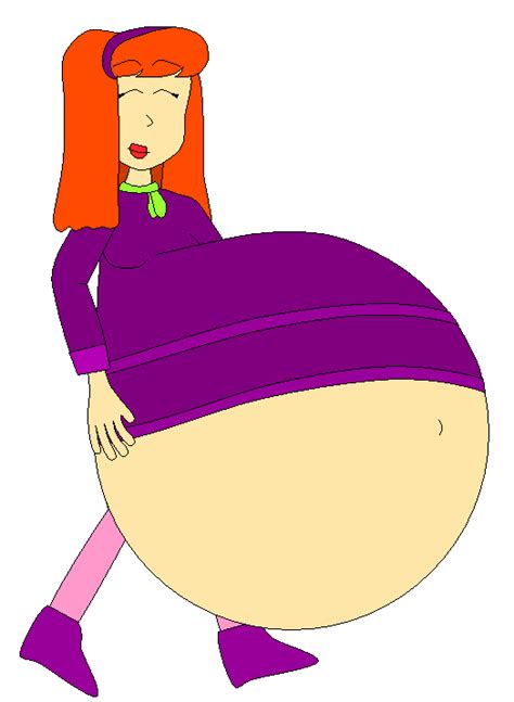 Daphne Walks With Vore Belly By Angry Signs On Deviantart
