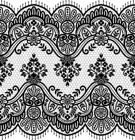 Lace Seamless Borders Vectors Set 01 Free Download