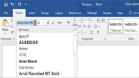 How To Embed Fonts In A Microsoft Word Document Youtube