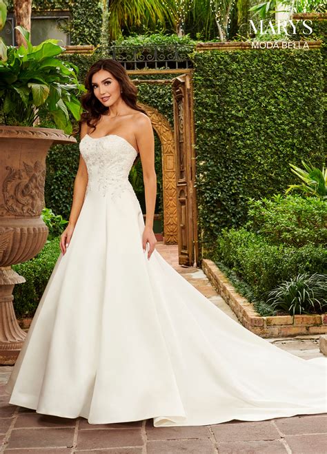 Bridal Dresses Style Mb2122 In Ivory White Color