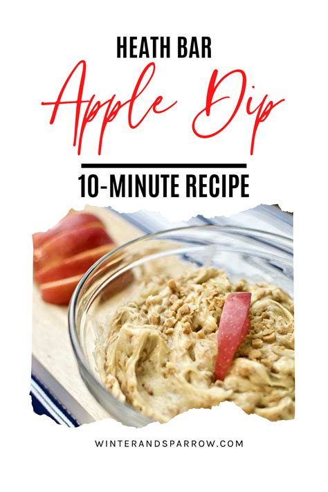 Heath Bar Apple Dip Recipe Make It In 10 Minutes