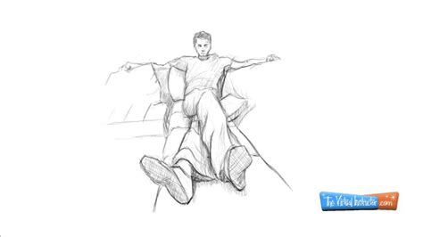 How To Draw A Person Lying Down Dibujos