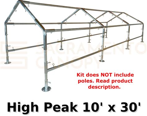 High Peak Canopy Fittings Kits 10 Wide Diy Greenhouse Rv And Boat