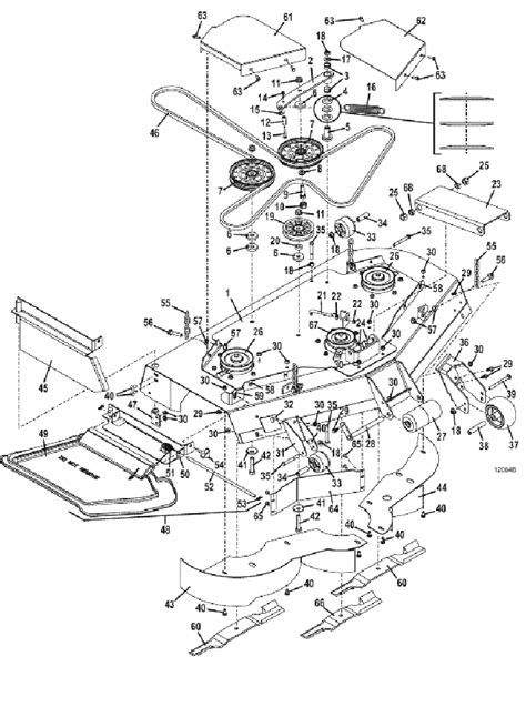 Deck Assembly 48 Model 125 2016 Grasshopper Lawn Mower Parts Diagrams