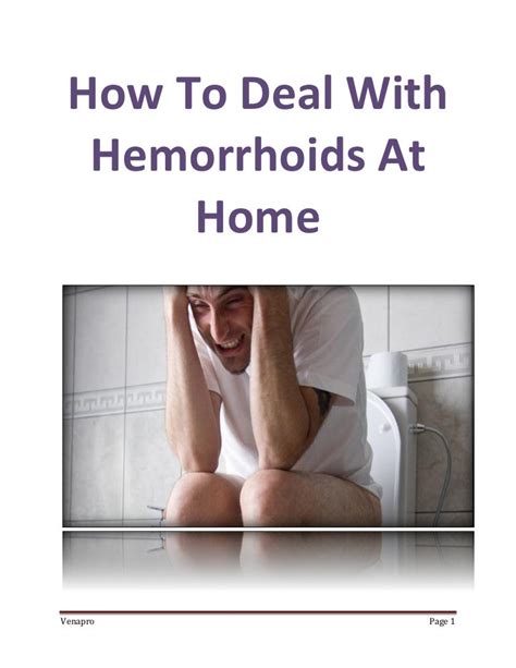 safe and effective home treatment options for hemorrhoids