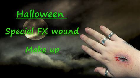 Halloween Special Fx Woundscar Make Up Tutorial Youtube