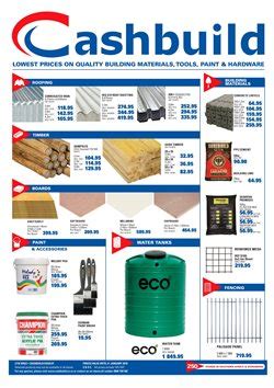 Seeking for suppliers, to buy and purchase, or just need a price quote, contact us! Cashbuild | Specials and catalogue January 2018