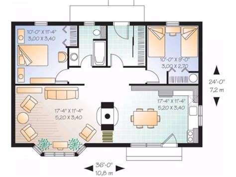 6 Tiny Floor Plans For Delightful Two Bedroom Beach Homes