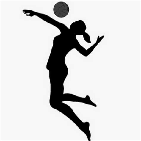 Volleyball Spike Silhouette At Getdrawings Free Download