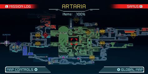 Metroid Dread Every Energy Missile And Power Bomb Tank In Artaria