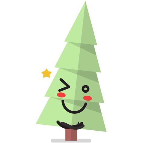 Natale Albero Personaggio Emoji 23256114 Png