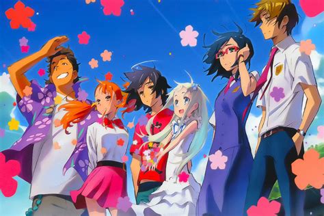anohana the flower we saw that day anime series poster my hot posters