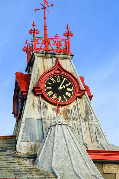 Red Clock Tower Marazion Cornwall Shaun Carter Flickr