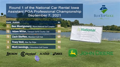 Montgomery Leads National Car Rental Iowa Assistant PGA Professional
