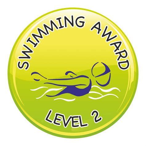 Swimming Level Reward Stickers
