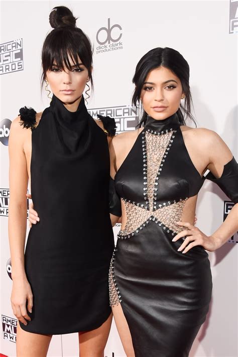 Kendall And Kylie Jenner At American Music Awards 2015 Popsugar Celebrity Photo 2