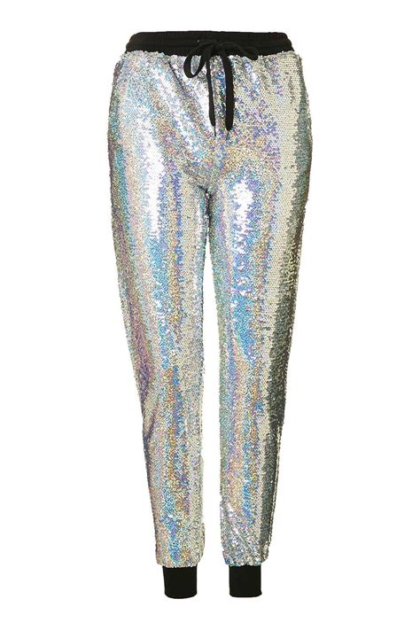 Holographic Joggers By Glamorous Petites Topshop Usa Legging