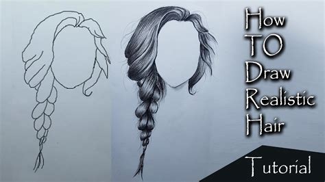 A fishtail is much easier than it looks. How To Draw Realistic Hair | Braids Tutorial For Beginners ...