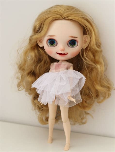 Customization Doll Diy Nude Blyth Doll For Girls Blond Nude