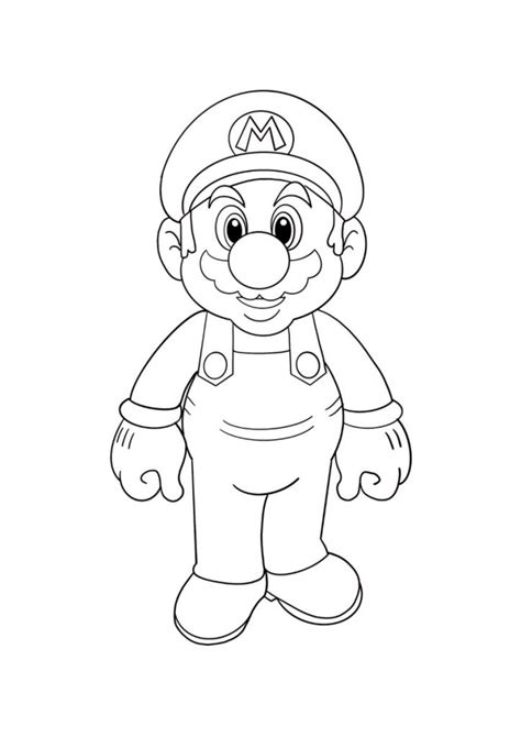 Super Mario Da Colorare Stampa Gratis Portalebambini It