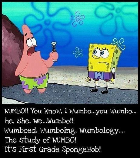 Spongebob And Patrick Wumbo I Love U Sponge Bob