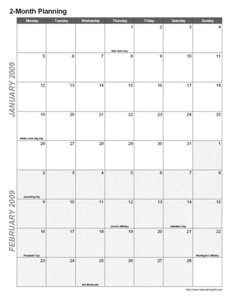2 Monthly Calendar Template May Produce A Template To Incorporate The