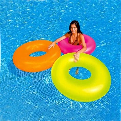 Transparent Swim Ring Adult Floating Ring Life Buoy Gigantic Inflatable