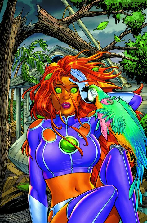 Starfire's powers are largely derived from her alien physiology; MAY150174 - STARFIRE #2 - Previews World