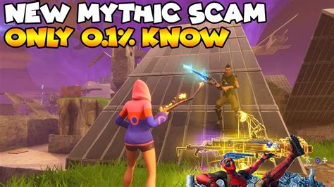 New Mythic Scam 01 Know 💯 Scammer Gets Scammed Fortnite Save The