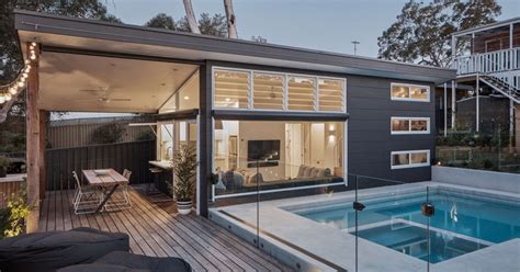 This Backyard Was Transformed Into A Small House With A Swimming Pool