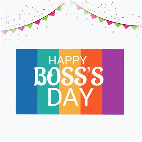 Happy Boss Day Logo